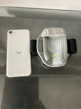 Nike Grey Armband with Neon Yellow Swoosh